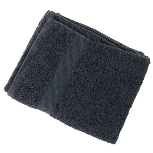 Toalla 100% Algodón 40X80 380 Grs/m2 Negra