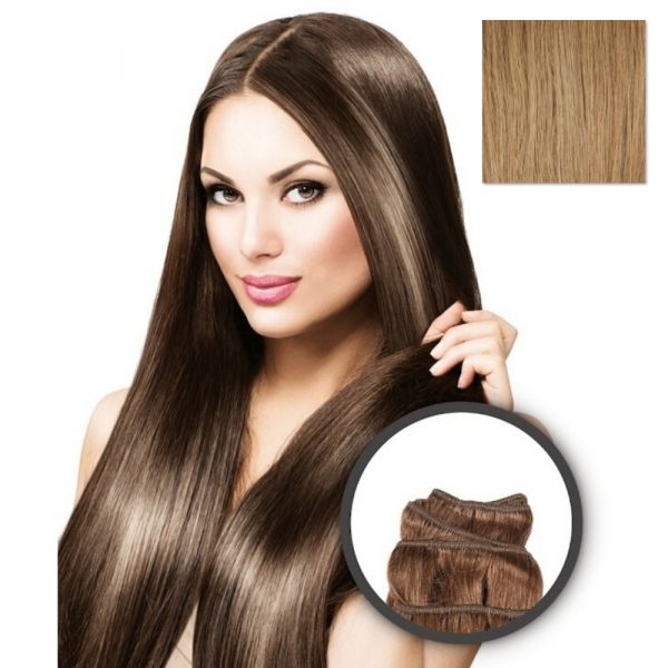 Elegance Hair Extensions - Extensiones en cortina Lisa 50cm 100gr - Nº18 Rubio Ceniza