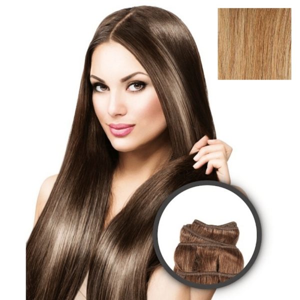 Elegance Hair Extensions - Extensiones en cortina Lisa 50cm 100gr - Nº27/613 Mechado Rubios