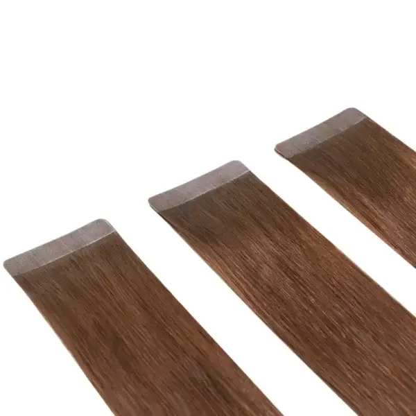Extensiones Adhesivas nº10 50cm castaño ceniza medio - 10 tiras x 5cm - Elegance hair extension