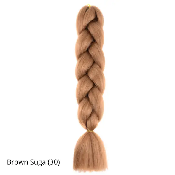 Extensiones Pelo Fibra Kanekalon Para trenzas 70cm - Nº30 azucar marron - Jumbo Braid 100gr