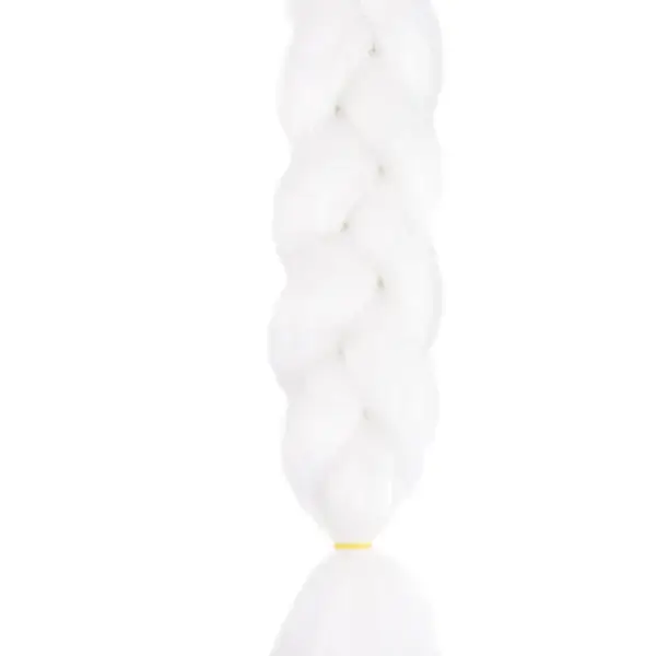 Extensiones Pelo Fibra Kanekalon Para trenzas 70cm - white - Jumbo Braid 100gr