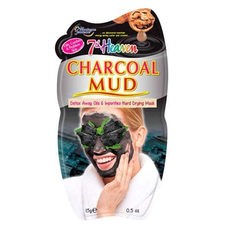 Mascarilla barro charcoal mud detox PEEL OFF - MJ 7th Heaven