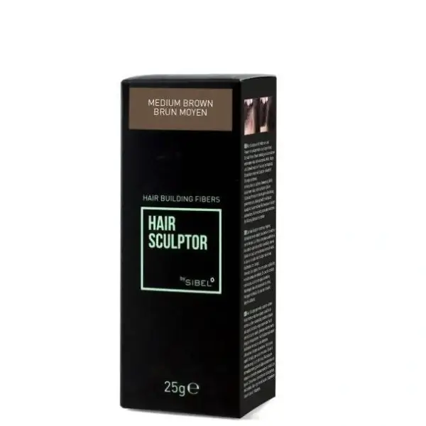 Hair sculptor castaño medio fibra capilar 25gr Sibel