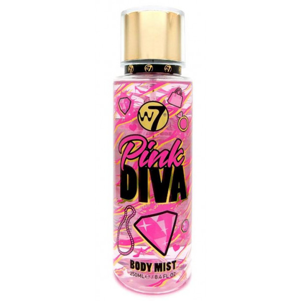 BODY MIST PINK DIVA w7 SPRAY CORPORAL