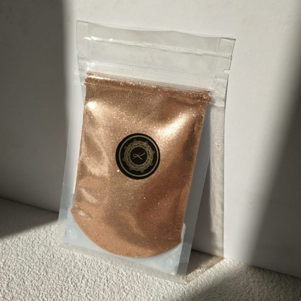Karla Cosmetics Glitter 15gr - golden peach -