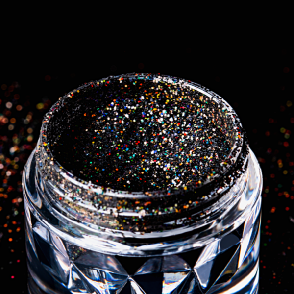 Karla Cosmetic Glitter Ultra fino - Black Magic -