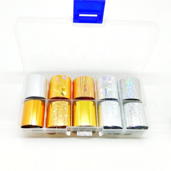 Bluesky - Estuche Papel Foil Dorado/Plata