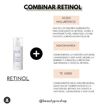 Combinar retinol