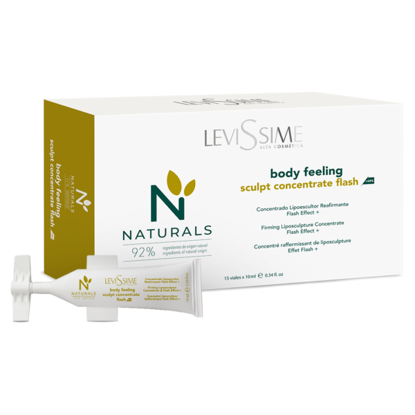 Naturals Body Feeling Sculpt Concretate Flash reductor 15 viales - Levissime