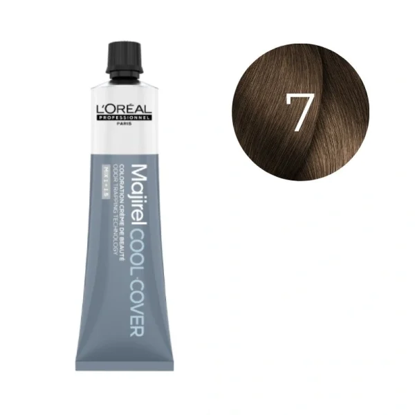 tinte Majirel Cool Cover 7 rubio frio - Loreal professionnel