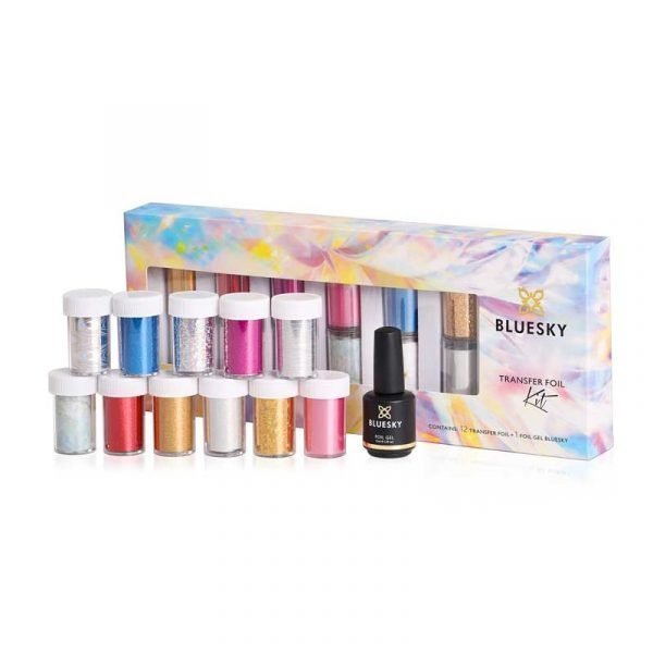 kit Foil Gel Bluesky (12 foil + 1 pegamento gel)