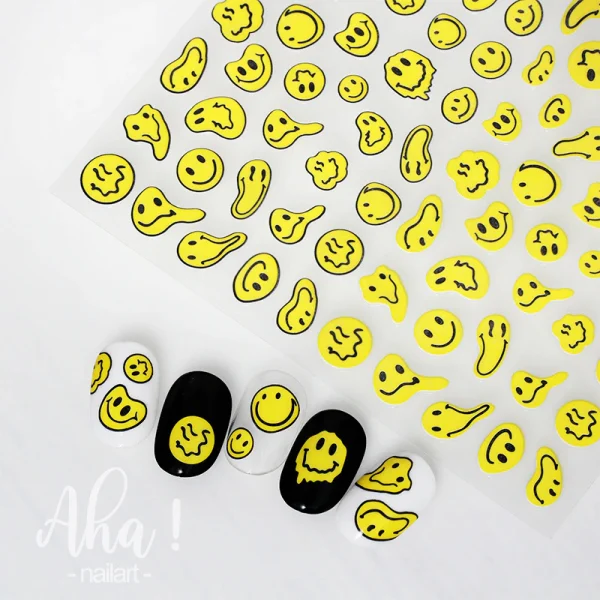 Pegatinas Uñas Smile derretidos
