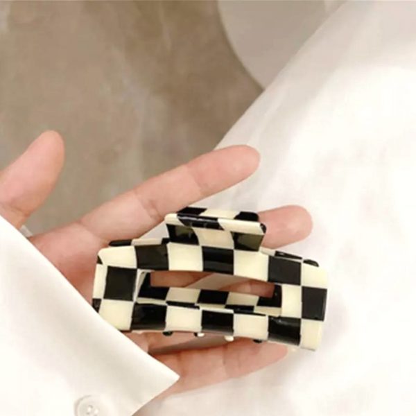 Pinza Pasador Check Cuadros Pequeña