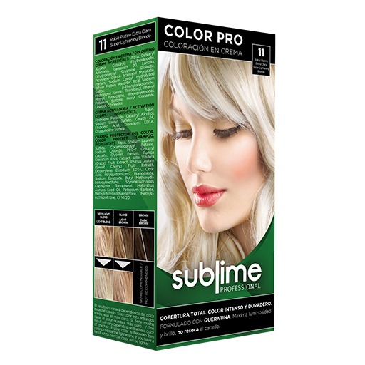 Sublime - Tinte Tur Color nº 11 Rubio Platino - Kit