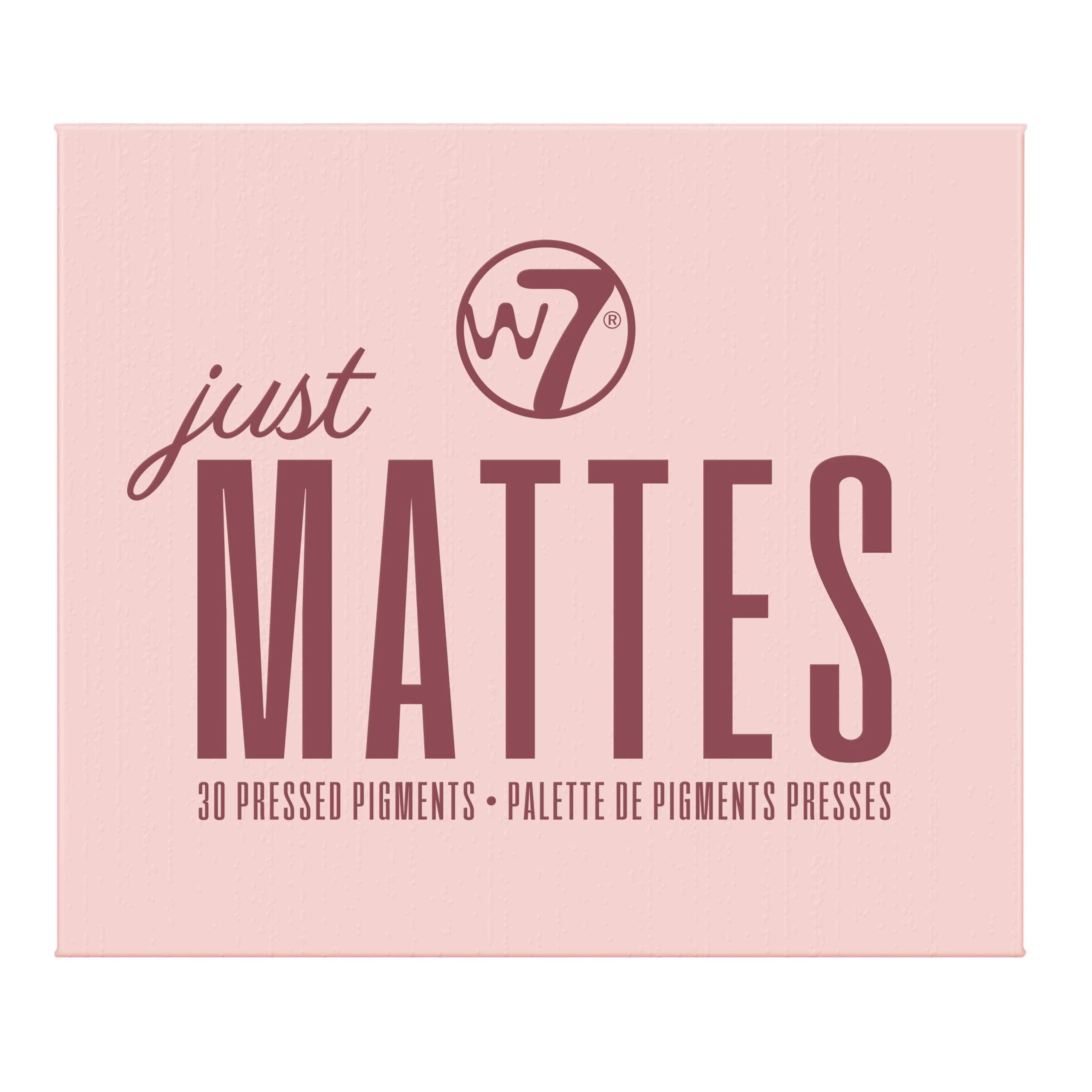 W7 - Just Mattes. Paleta Pigmentos Prensados - Imagen 2
