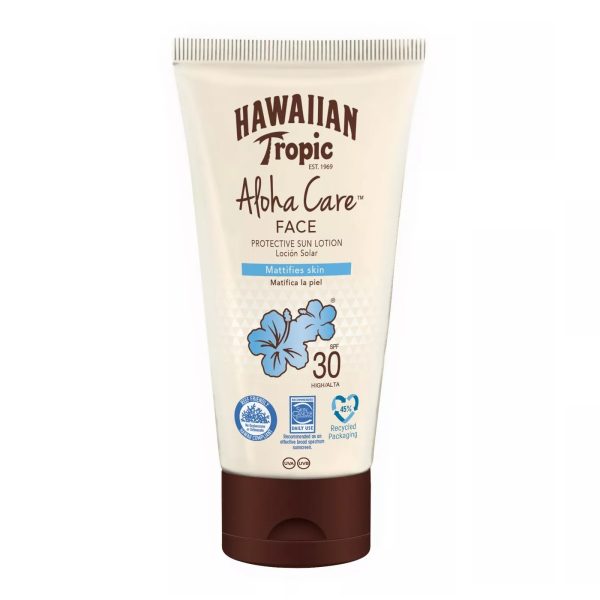 Hawaiian Tropic - Aloha Care Facial SPF30 90ml. Matifica la piel