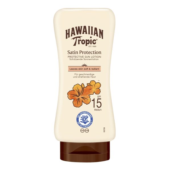 Hawaiian Tropic - Locion Satin SPF15 180ml
