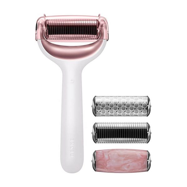 Geske - MicroNeedle Face & Body Roller | 9 in 1 | White Rose