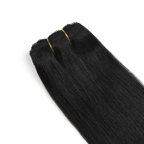 Coquette - Cortina extension cabello cosido nº 1 negro 50cm - 50 gramos
