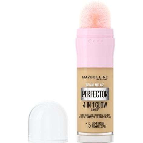 Base maquillaje 4 in 1 Instant Perfect - Glow 1.5 Light Medium - Maybelline