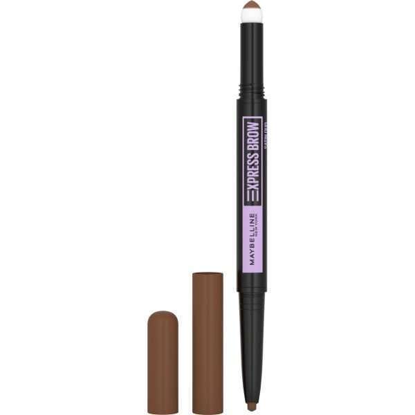Express Brow Satin duo - 02 Medium brown - lapiz cejas - Maybelline