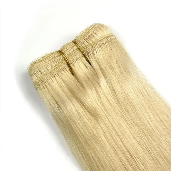 Elegance Hair Extensions - Extensiones en cortina Lisa 55cm 100 gr - Nº60 Rubio Platino