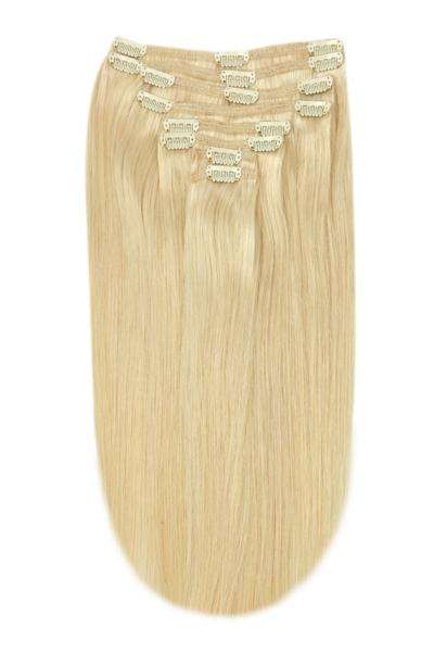 Coquette - Hair clip extension nº 24 rubio clarisimo dorado - 140x50cm - 110gramos 6 piezas