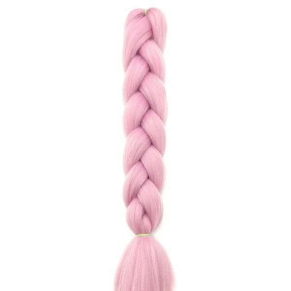 Extensiones Pelo Fibra Kanekalon Para trenzas 70cm - Rosa Baby pink - Jumbo Braid 100gr