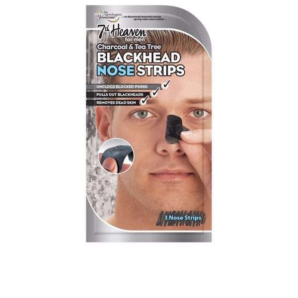 Tiras Nariz Carbón Puntos Negros Hombre - Blackhead nose strips - 7th Heaven