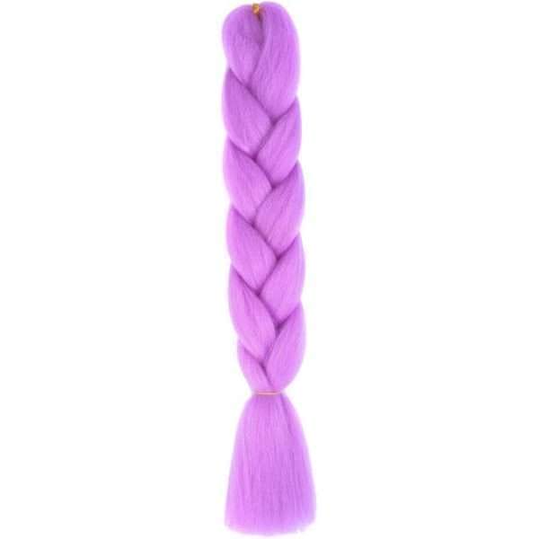 Extensiones Pelo Fibra Kanekalon Para trenzas 70cm - Violeta - Jumbo Braid 100gr