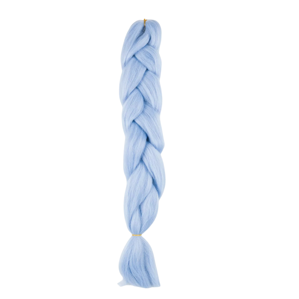 Extensiones Pelo Fibra Kanekalon Para trenzas 70cm - Baby blue - Jumbo Braid 100gr