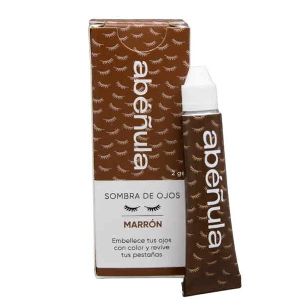 Abeñula - Sombra de Ojos pequeña Marrón aporta color natural, luminosidad y cuidado a ojos y pestañas. ✨