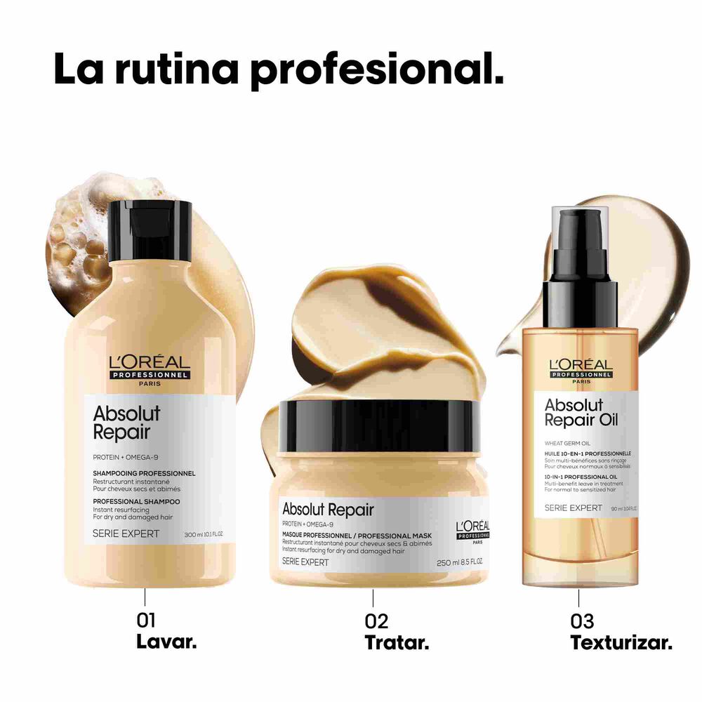 Absolut Repair Acondicionador cabello dañado 500ml - Loreal Professionnel - Imagen 4