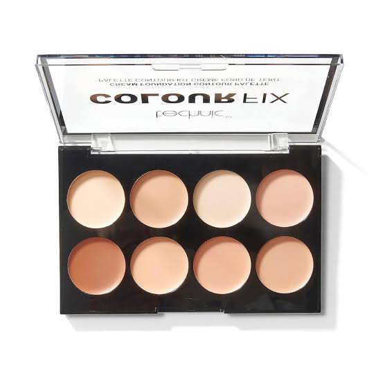 Technic Colour Fix Pressed Powder Contouring - Paleta contorno 8 tonos mates