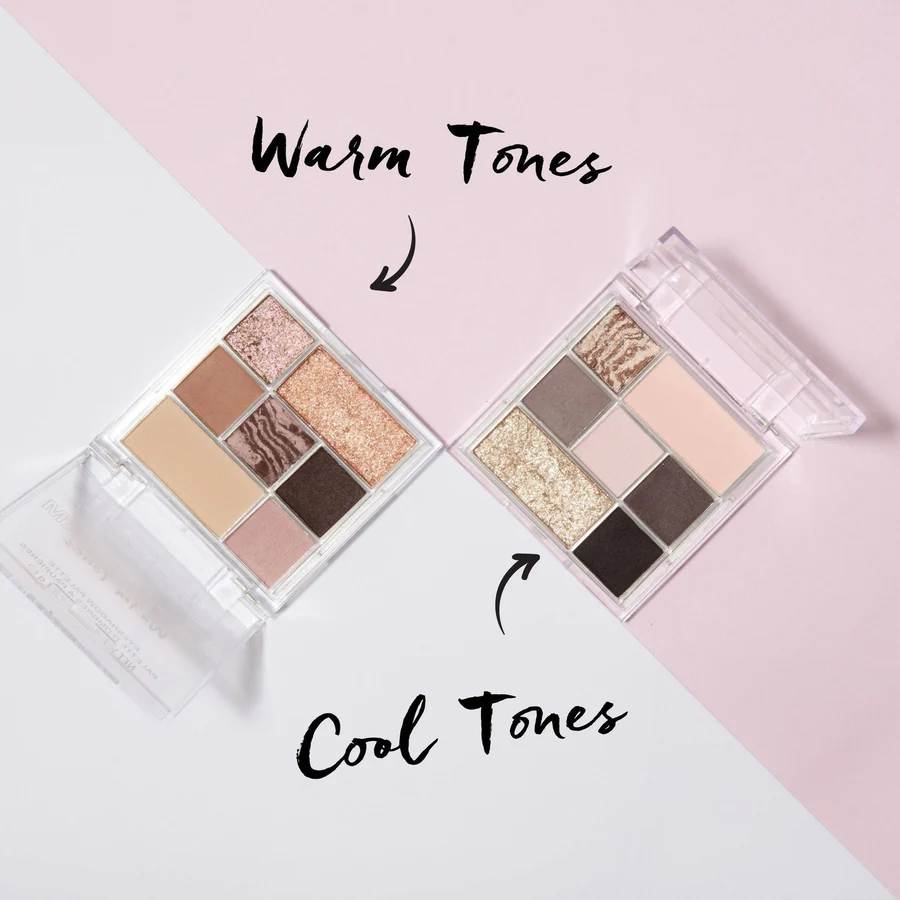 Technic Paleta 7 sombras crema - Cool Grey - tonos frios - Imagen 2